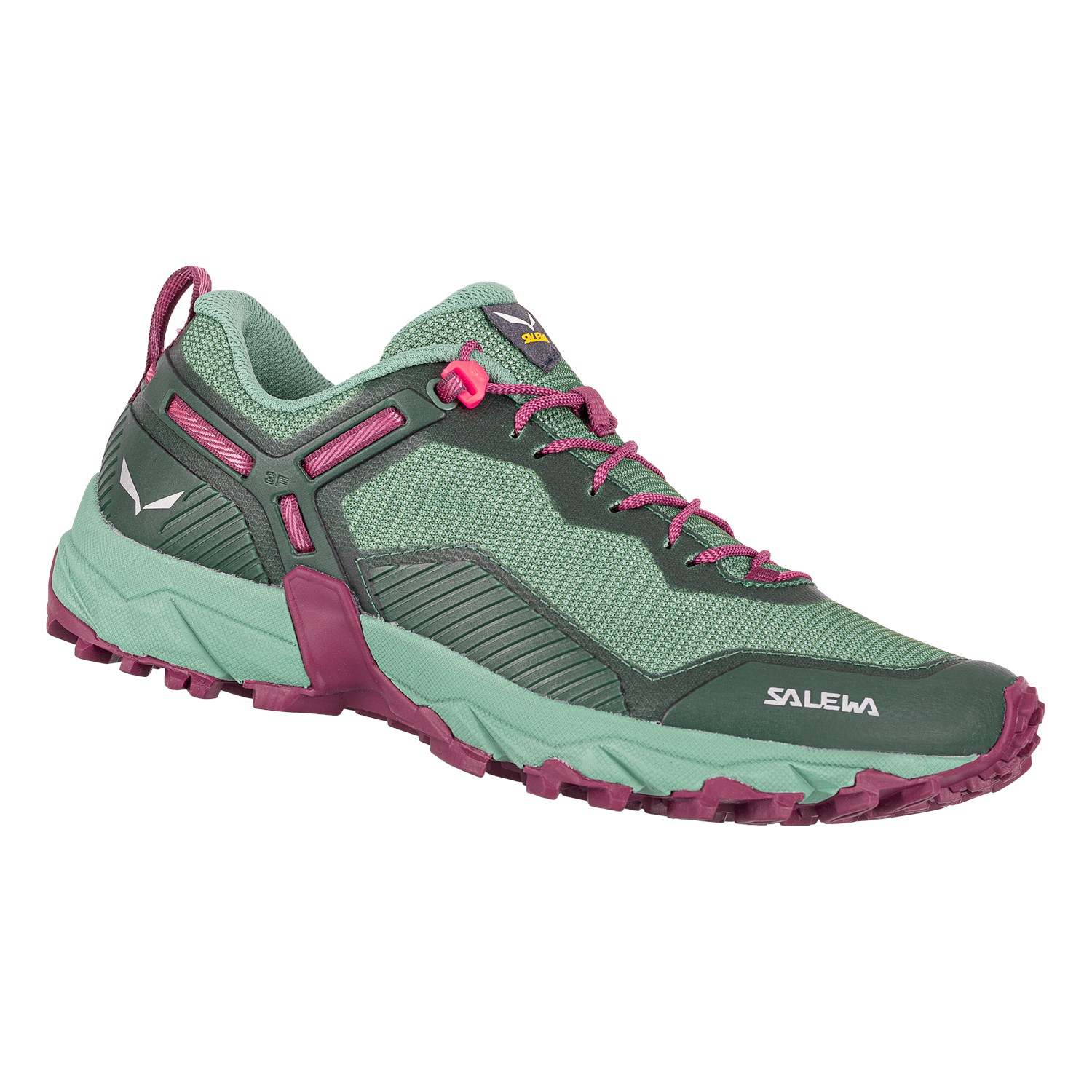 Zapatillas De Montaña Mujer Chile - Salewa Ultra Train 3 - Verde - NLJZ-20415